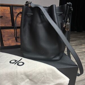 ALO Yoga Sleek Black Crossbody Bag